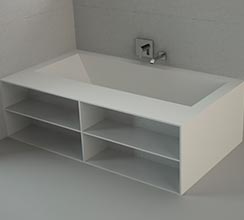 Bañeras de Corian