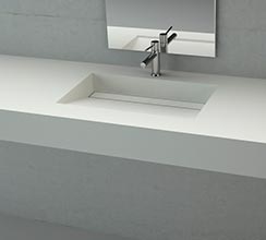 Lavabos y encimeras de Corian