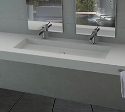 Lavabos y encimeras de Corian