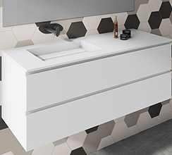 Muebles de baño de Corian