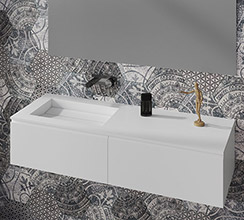 Muebles de baño de Corian