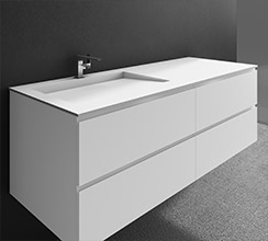 Muebles de baño de Corian